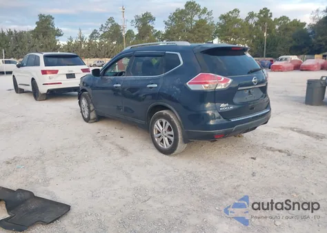 2015 Nissan Rogue Sv z USA, uszkodzony, nr VIN KNMAT2MT2FP539831